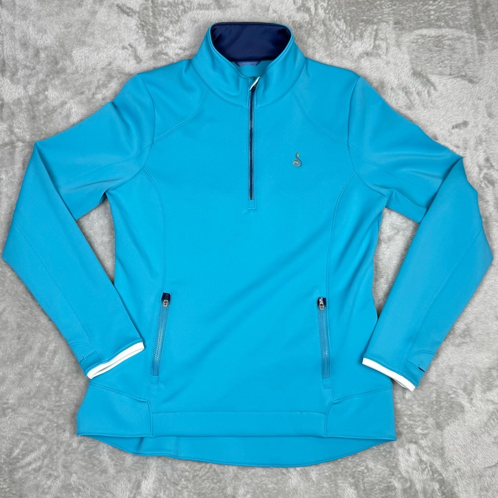 Zero Restriction Sofia Pullover Quarter Zip Pocke… - image 2